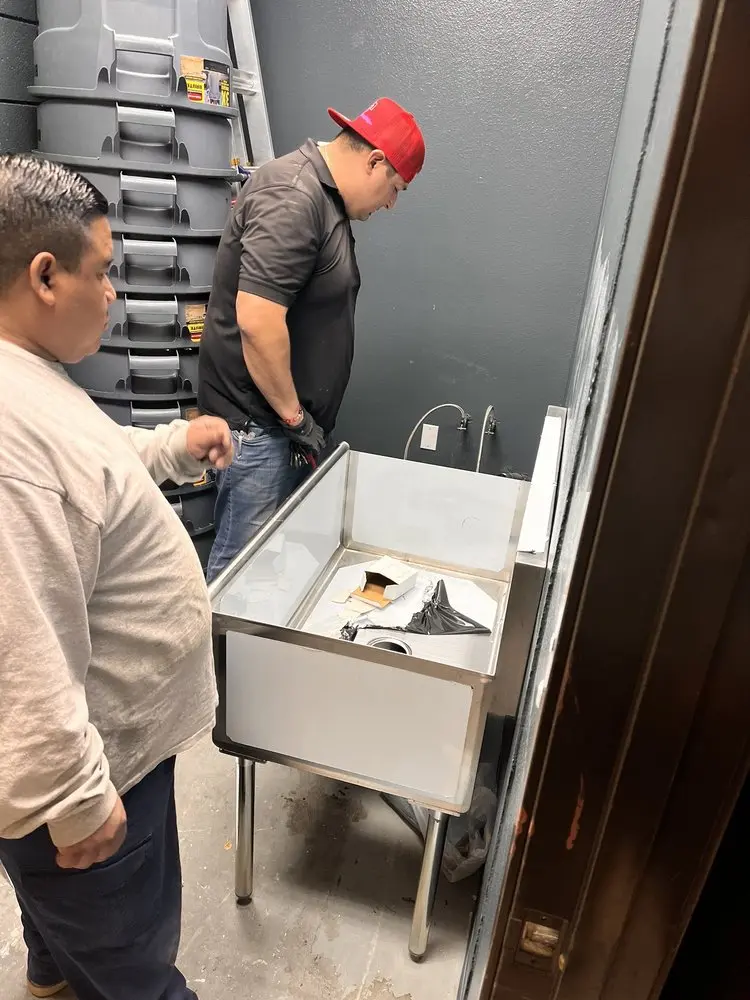Commercial plumbing and sink installation in Hunts Point